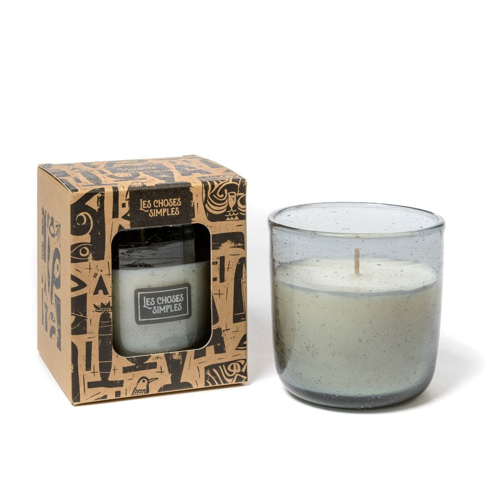 Handblown Glass Candle "Thé à Louxor".