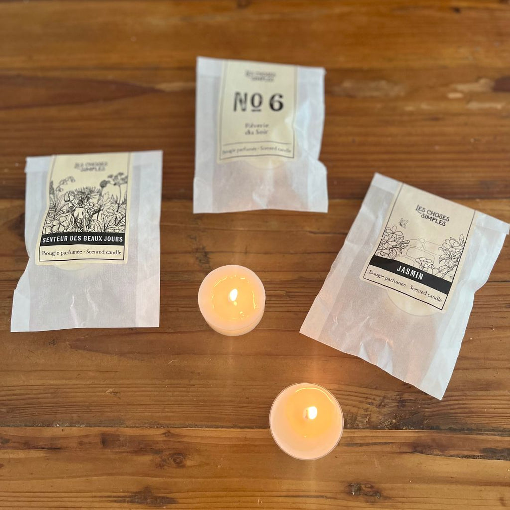 Individual Sample Scented Soy-Wax Tealight.