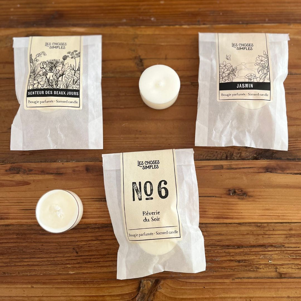 Individual Sample Scented Soy-Wax Tealight.