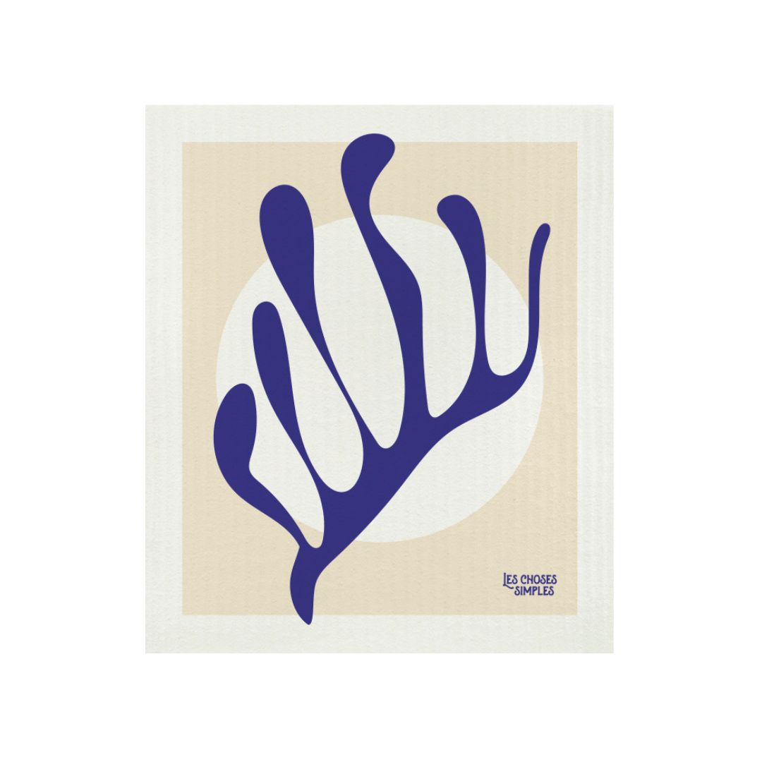 Natural Household Cloth Blue.