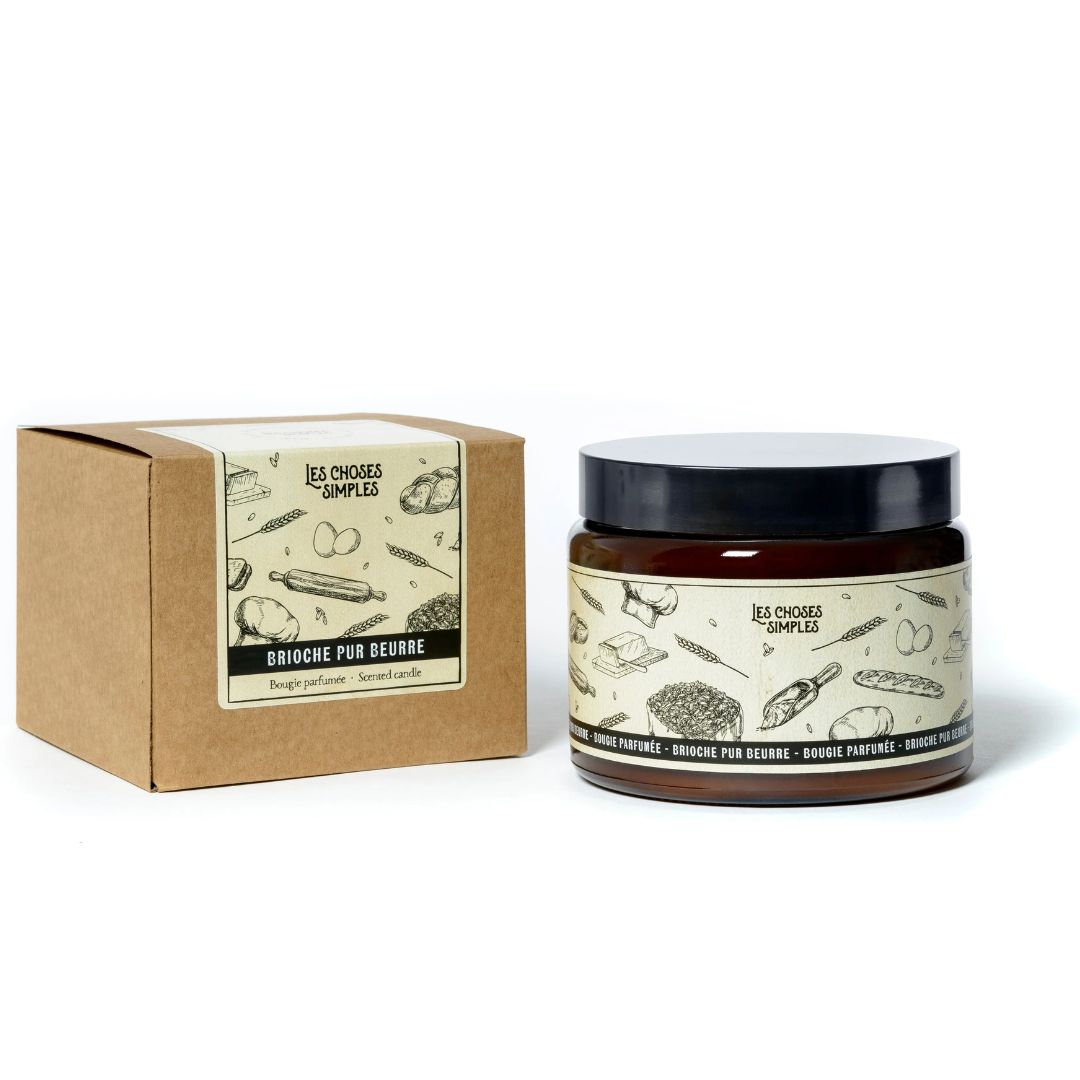 Bougie 3 mèches « Brioche »