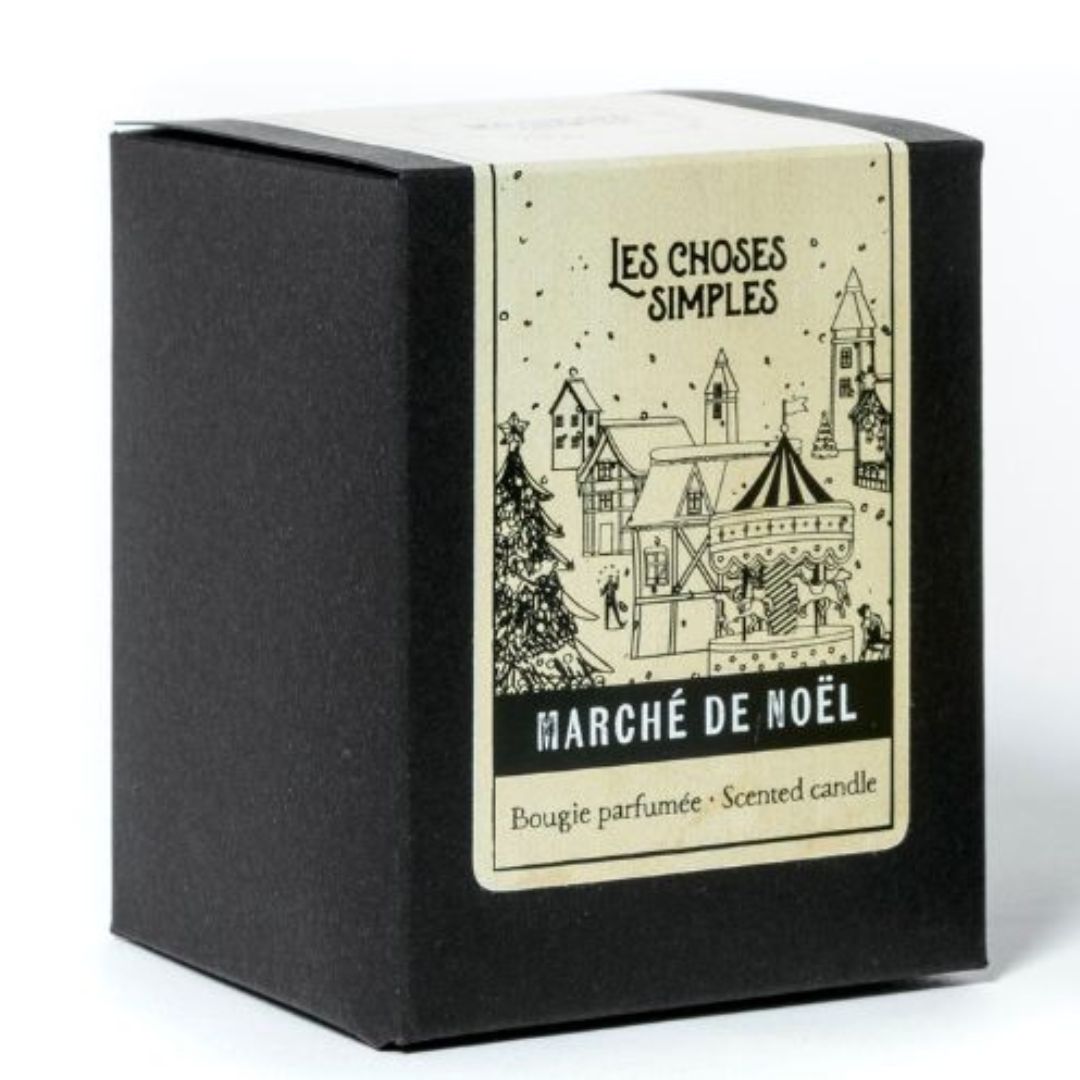 Box for Medium Candle "Marché de Noel"