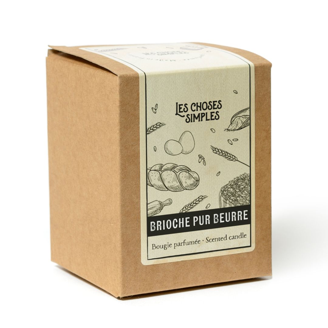Box for Medium Candle "Brioche Pur Beurre"