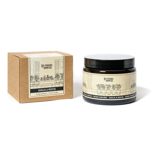 3-Wick Candle "Basil & Mint".