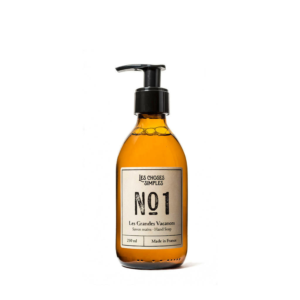 Les Grandes Vacances Liquid Soap (Amber, 250ml, glass).